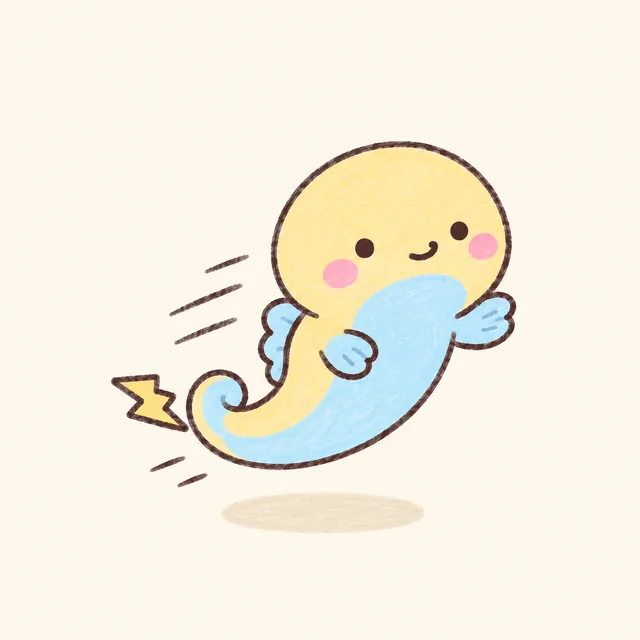 電光うなぎのイラスト