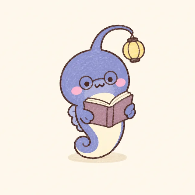 深海うなぎのイラスト