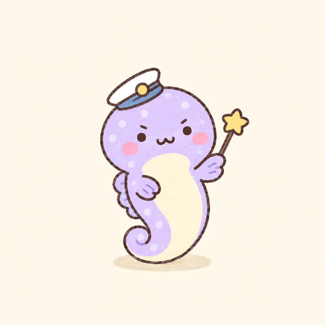 司令ウツボのイラスト